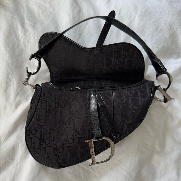 Dior oblique saddle bag - Picture 10 of 15